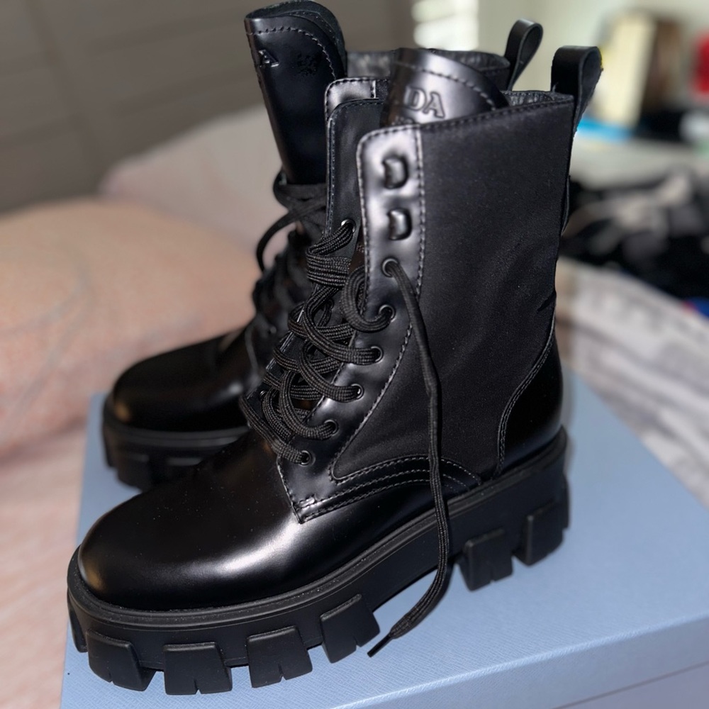 Prada Monolith Boots - Picture 3 of 10